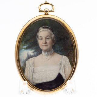 Charles Spiegle, Jr., Miniature of a Mature Woman