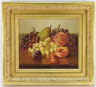 Herbert Cash Fruit Still Life Painting