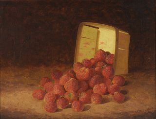 Bryant Chapin Spilled Fruit Still Life Painting