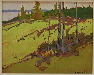 Robert Genn Birch Tree Landscape Painting