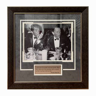Photograph Of Frank Sinatra & Dean Martin Frame