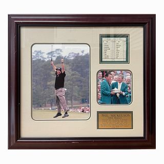 Phil Mickelson 2004 Masters Champion Golf Collage