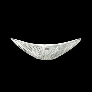 Large Heavy Baccarat Oval Boat Form Centerpiece