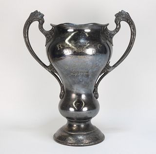 1907 RI Yacht Club 1st Place Silver Plate Trophy