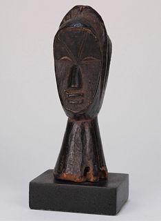Dan Poro Society Carved Wood Ritual Object