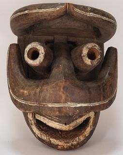 Attr. Dan Gere Tribe Carved Wood Mask