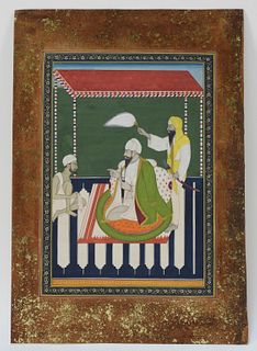 Indian Sikh School Indian Painting of Royal