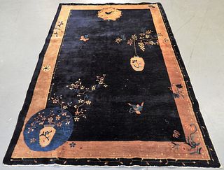 Chinese Art Deco Pictorial Rug
