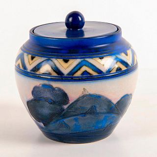Moorcroft Pottery Small Lidded Jar, Dawn