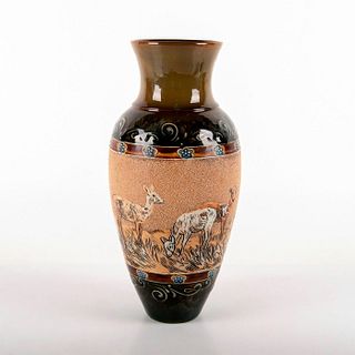 Doulton Lambeth Hannah Barlow Vase, Deer