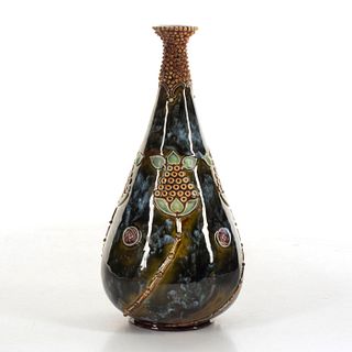 Royal Doulton Lambeth Stoneware Art Nouveau Style Vase