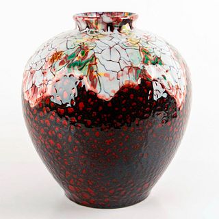 Large Royal Doulton Flambe Sanming Vase BA21