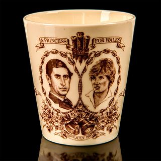 Royal Doulton Prince Charles and Lady Diana Marriage Beaker