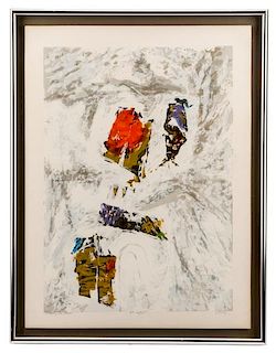 Seong Moy, "Floating Sea Forms", Signed Serigraph