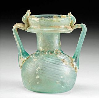 Roman Holy Land Glass Sprinkler Vessel