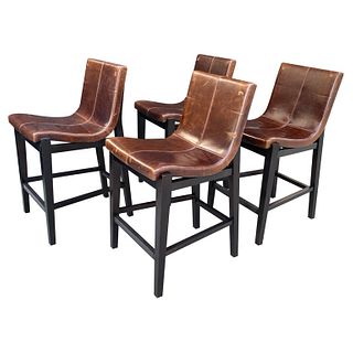 Set of 4 Sirene Counter Stools by Holly Hunt