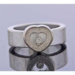 Chopard Happy Diamond Heart 18k Gold Ring