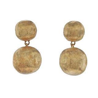 Marco Bicego Africa 18k Gold Ball Drop Earrings 