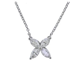 Tiffany &amp; Co Victoria Platinum Diamond Necklace