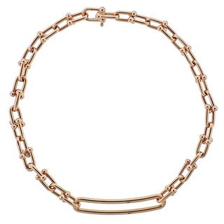 Tiffany &amp; Co 18k Rose Gold Hardwear Necklace