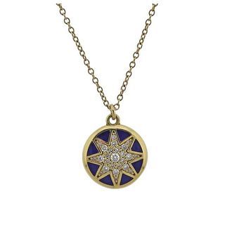 Tiffany &amp; Co Picasso Stella Venezia Gold Diamond Enamel Necklace