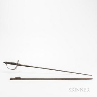 British Officer's Sword with Scabbard