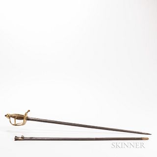 French Dragoon Sword and Scabbard