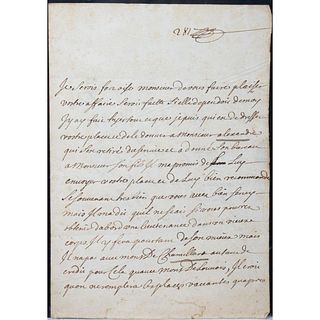 French Letter, Dated 1704