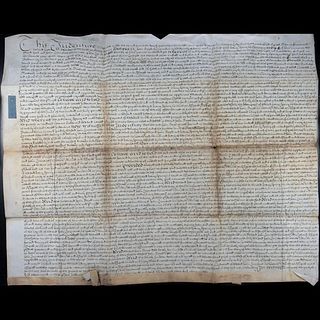 British Indenture Document, 1713