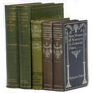 5 Colonial American History Titles, 19th C.