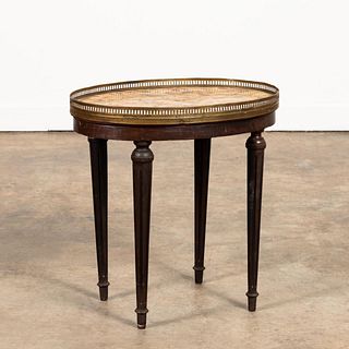 LOUIS XVI STYLE MARBLE TOP SIDE TABLE