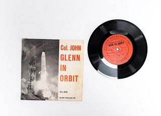 RECORDING OF JOHN GLENN IN ORBIT ON LP, 1962