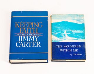 SIGNED PRES. JIMMY CARTER & GOV. ZELL MILLER BOOKS