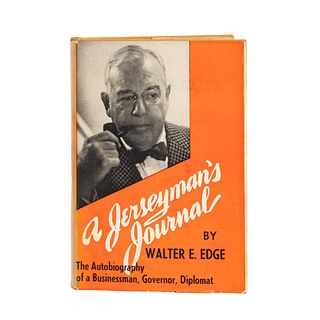 WALTER E. EDGE: A JERSEYMAN'S JOURNAL BOOK