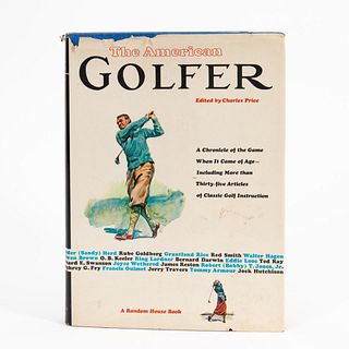BOOK SIGNED BY BOBBY JONES "THE AMERICAN GOLFER"