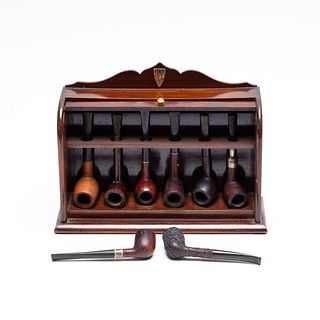 ROBERT WOODRUFF'S ALFRED DUNHILL PIPE RACK