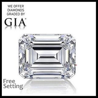 7.01 ct, F/VS1, Emerald cut GIA Graded Diamond. Appraised Value: $876,200 