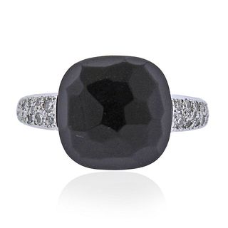 Pomellato Capri Onyx Diamond Gold Ring