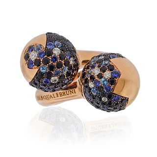Pasquale Bruni Sogno D'Oro Diamond Sapphire Gold Ring
