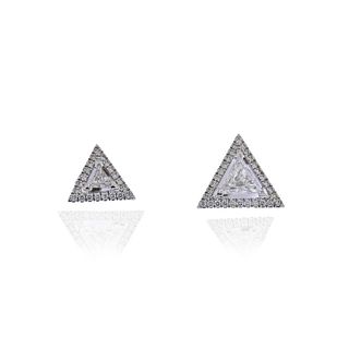 Messika Thea Toi Moi 18k Gold Diamond Stud Earrings