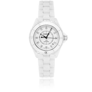 Chanel J12 Ceramic Diamond Automatic watch H1629