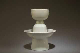 A Porcelain Cup Cum Saucer