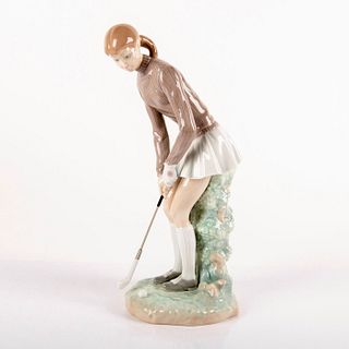Lady Golfer 01004851 - Lladro Porcelain Figurine