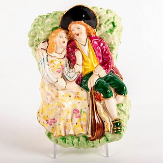 Beswick Wall Pocket Plaque, Courting Couple 710