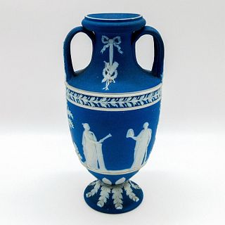 Wedgwood Blue Jasperware Trophy Vase
