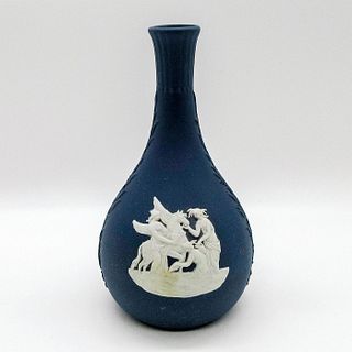 Wedgwood Portland Blue Jasperware Vase