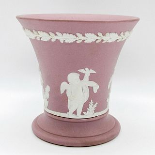 Wedgwood Lilac Jasperware Posy Pot