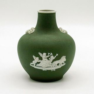 Wedgwood Sage Green Jasperware Bud Vase