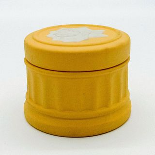 Wedgwood Yellow Jasperware Mini Round Box