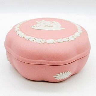 Wedgwood Pink Jasperware Candy Box